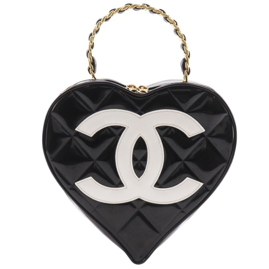 CHANEL（シャネル） ハートバニティ ハンドバッグ パテントレザー