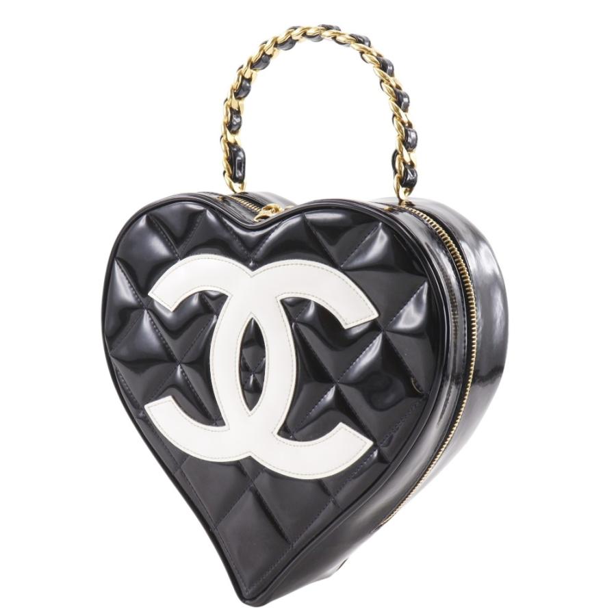 CHANEL（シャネル） ハートバニティ ハンドバッグ パテントレザー