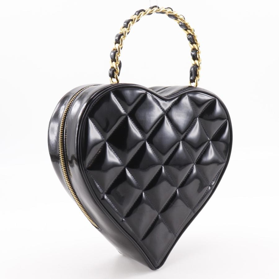 CHANEL（シャネル） ハートバニティ ハンドバッグ パテントレザー