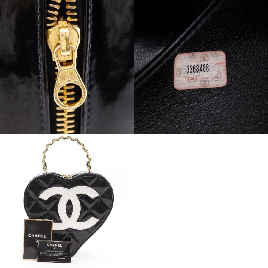 CHANEL（シャネル） ハートバニティ ハンドバッグ パテントレザー