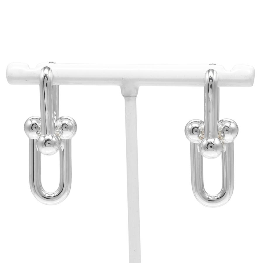 TIFFANY&Co. ティファニー ハードウェア ラージリンク ピアス シルバー