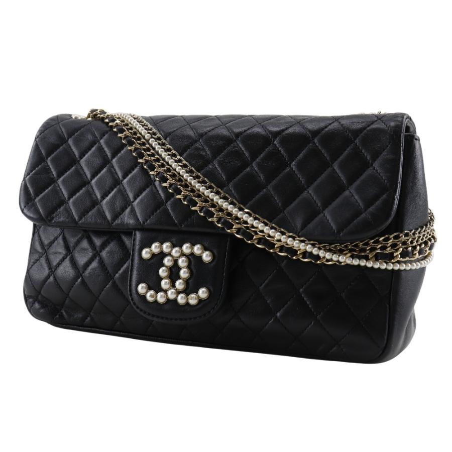 【極美品】シャネル ウエストミンスター パール チェーン バッグ マトラッセ CHANEL（シャネル） ウエストミンスター チェーンショルダー