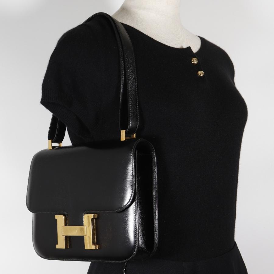 HERMES エルメス コンスタンス24 ヴィンテージ 〇T ショルダーバッグ 