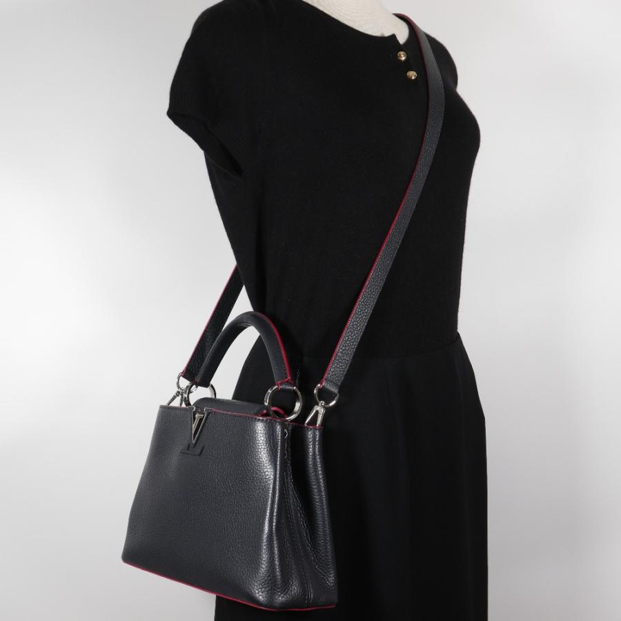 ルイヴィトン カプシーヌBB パルナセア ショルダーバッグ M94517 ブラック レディース LOUIS VUITTON  中古 LOUIS VUITTON（ルイ・ヴィトン） カプシーヌBB パルナセア ショルダー