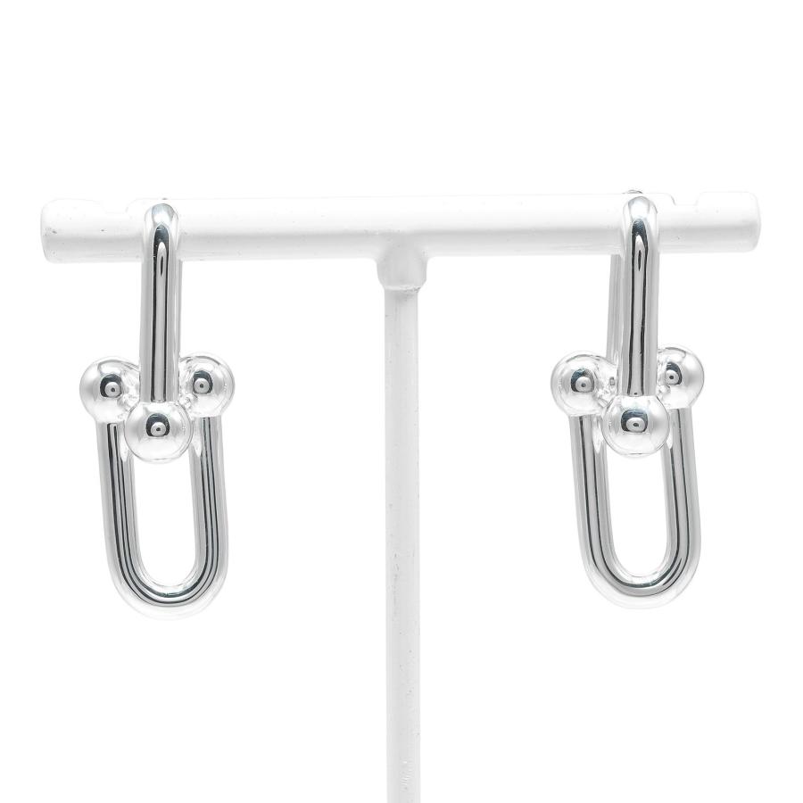TIFFANY&Co. ティファニー ピアス ハードウェア ラージリンク シルバー 
