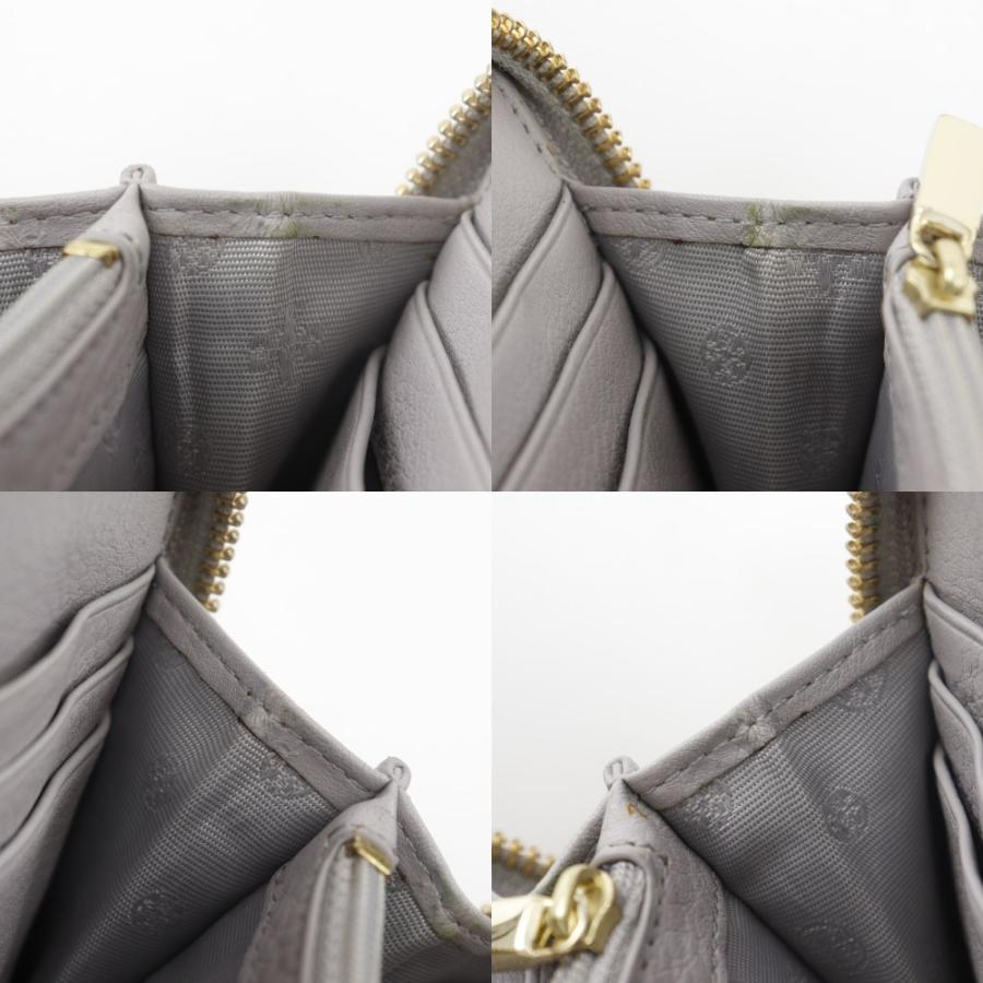【Tory Burch】トリーバーチ ラウンドファスナー TTロゴ レザー グレー レディース 長財布 TORY BURCH（トリーバーチ） ラウンドファスナー TTロゴ 長財布 レザー
