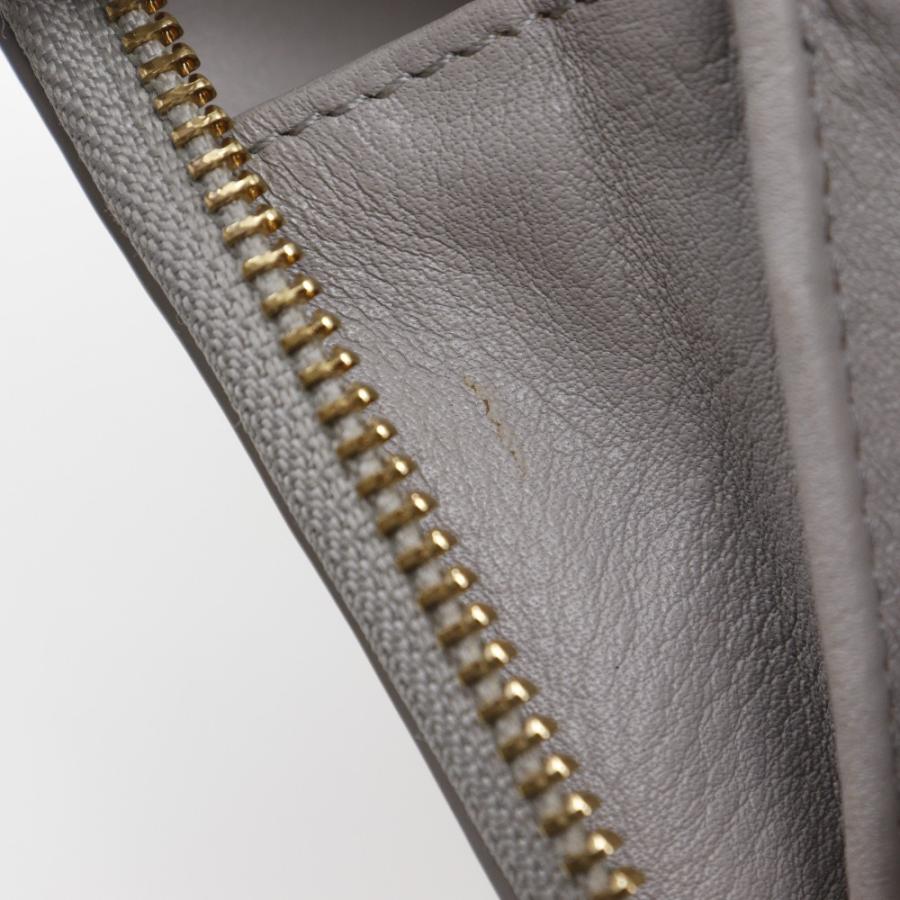 Tory Burch Robinson ラウンドファスナー 長財布 グレー Robinson トリーバーチ TORY BURCH 財布 長財布 ロビンソン ジップ