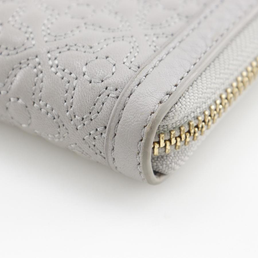TORY BURCH（トリーバーチ） ラウンドファスナー TTロゴ 長財布 レザー