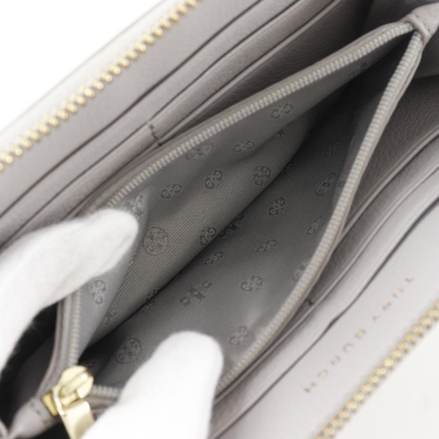 TORY BURCH（トリーバーチ） ラウンドファスナー TTロゴ 長財布 レザー