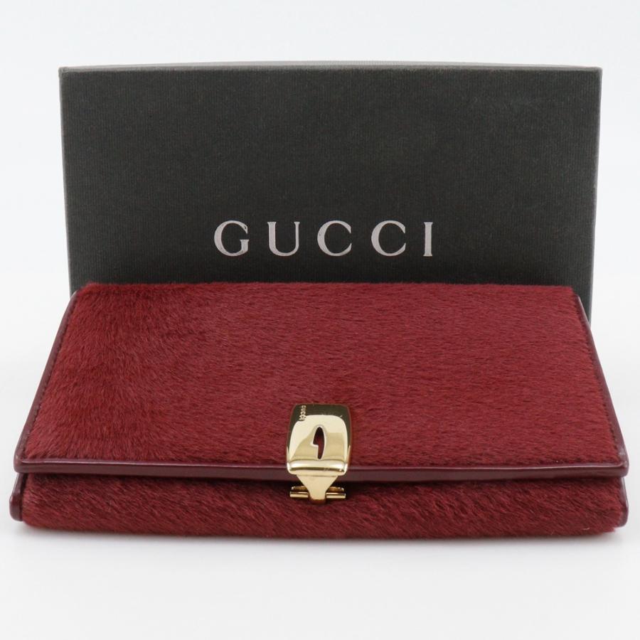 GUCCI（グッチ） がま口 ヴィンテージ 035.0416.1906.0 長財布 ハラコ 
