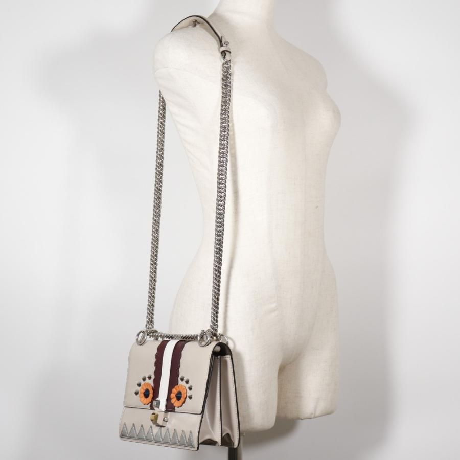 【FENDI】フェンディ ミニキャナイ スタッズ 8M0381-9JU カーフ ベージュ レディース ショルダーバッグ FENDI（フェンディ） ミニキャナイ スタッズ 8M0381-9JU ショルダー