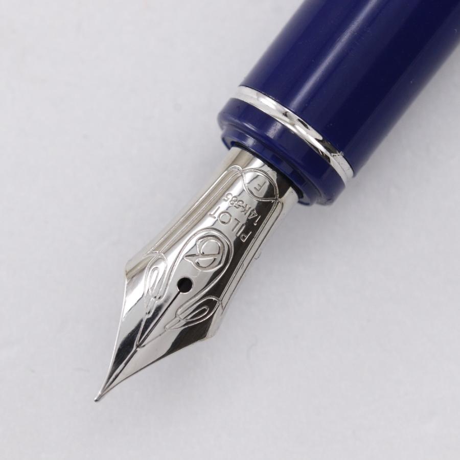 PILOT パイロット グランセ ロジウムコンビ ブラック&ブルー ペン先14K