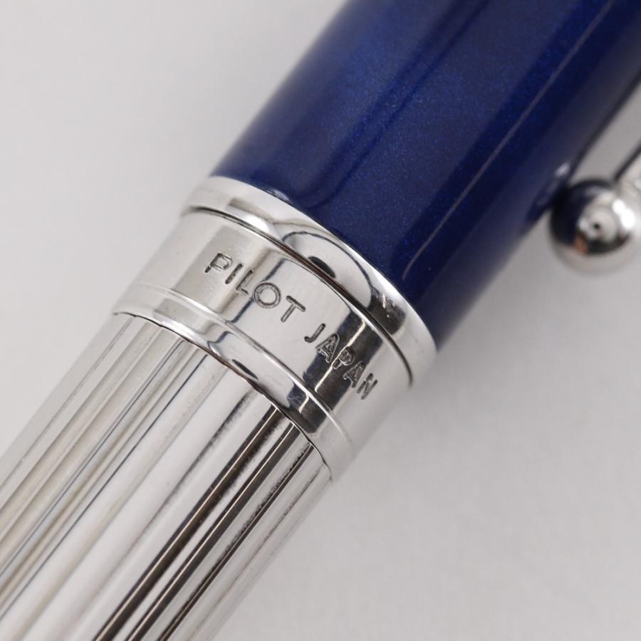 PILOT パイロット グランセ ロジウムコンビ ブラック&ブルー ペン先14K