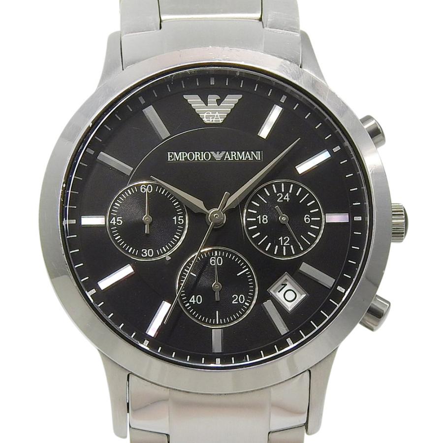 EMPORIO ARMANI エンポリオ・アルマーニ クロノグラフ AR-2435 腕時計