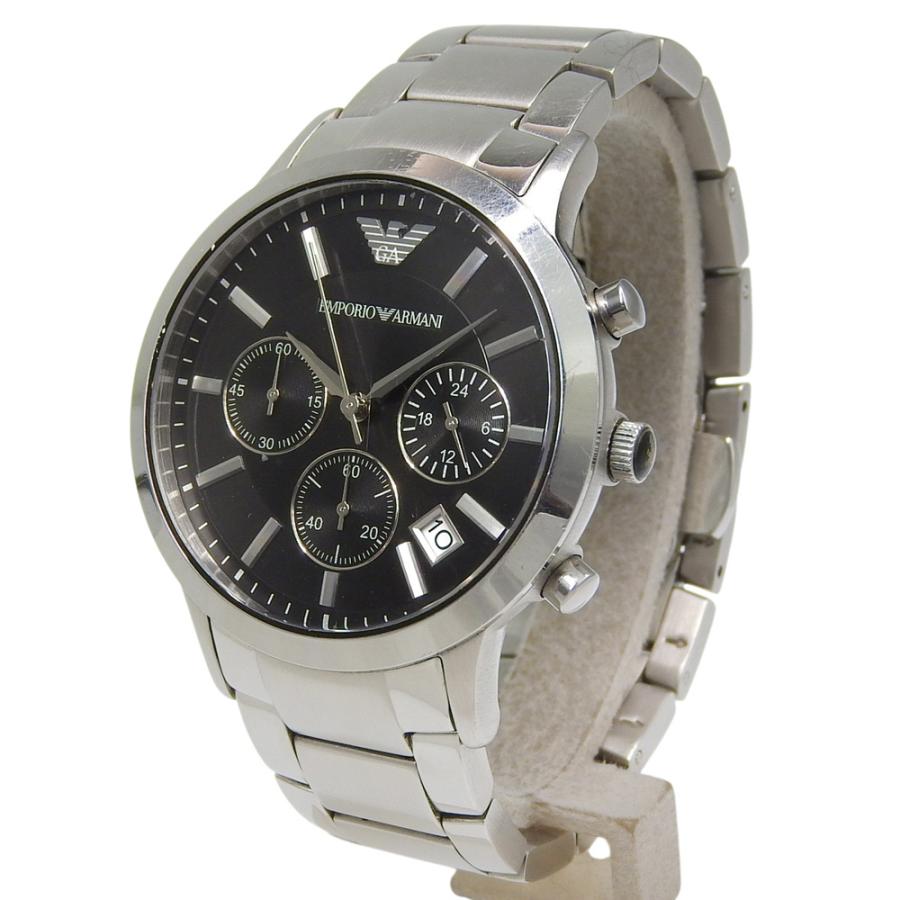 EMPORIO ARMANI エンポリオ・アルマーニ クロノグラフ AR-2435 腕時計