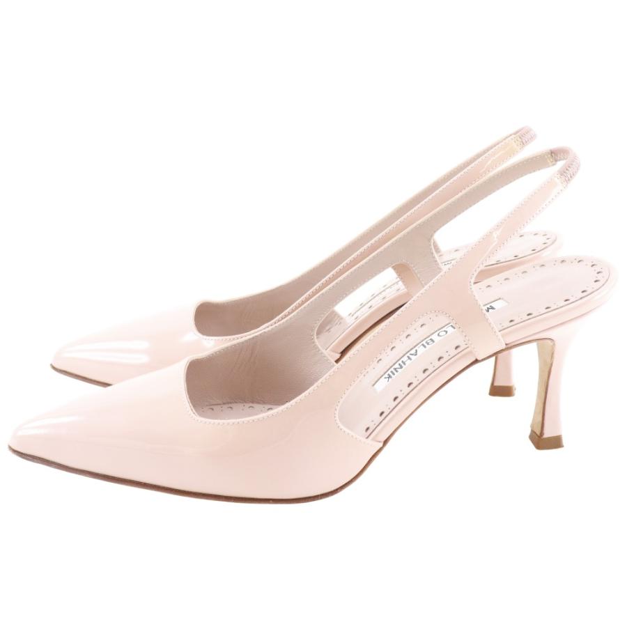 MANOLO BLAHNIK（マノロブラニク） バックストラップ パンプス 