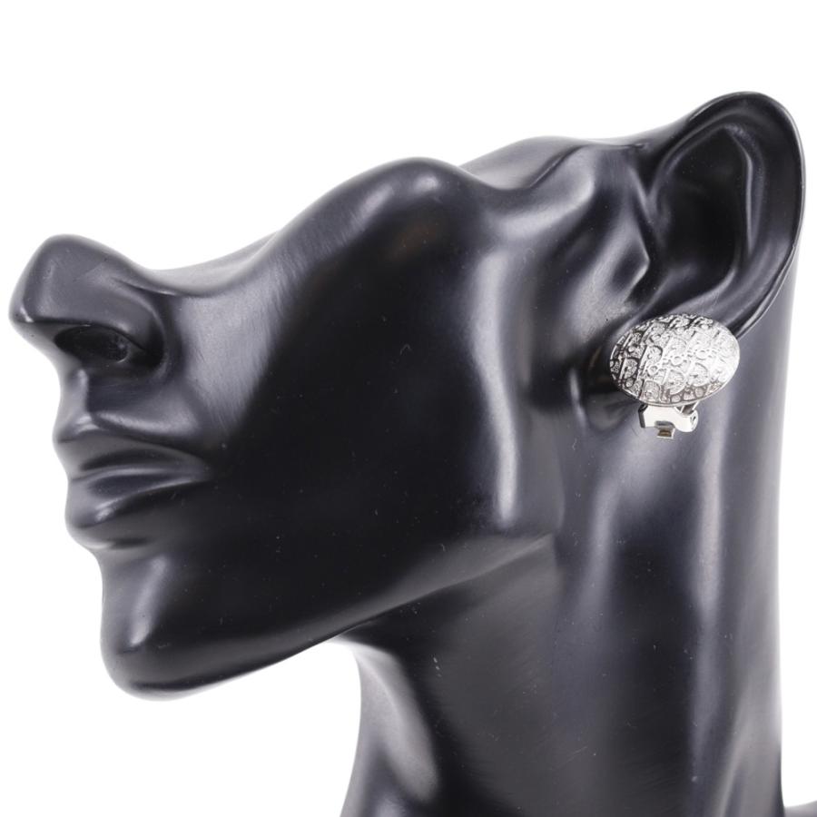Dior クリスチャンディオール トロッター イヤリング 金属製 シルバー 約10.6g レディース【H113026870】中古_1