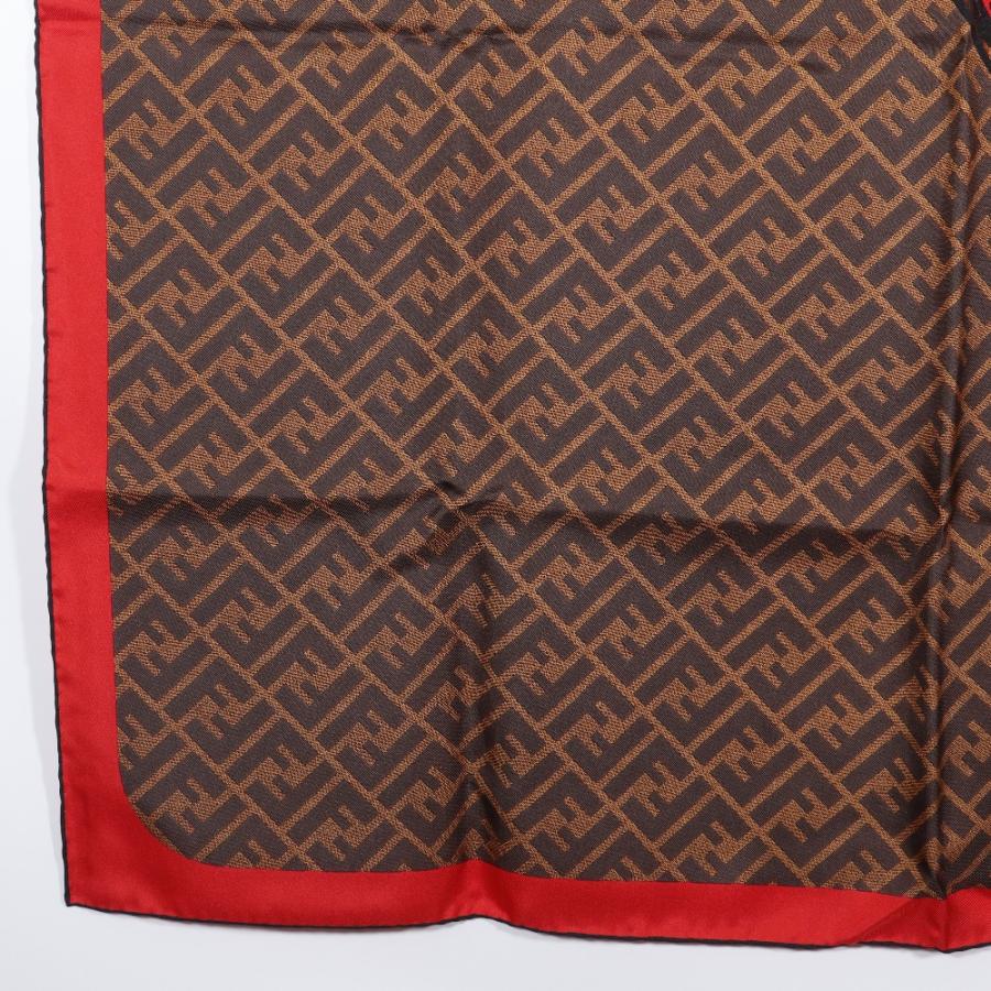 FENDI（フェンディ） バッグモチーフ ズッカ FXT036 スカーフ ウール