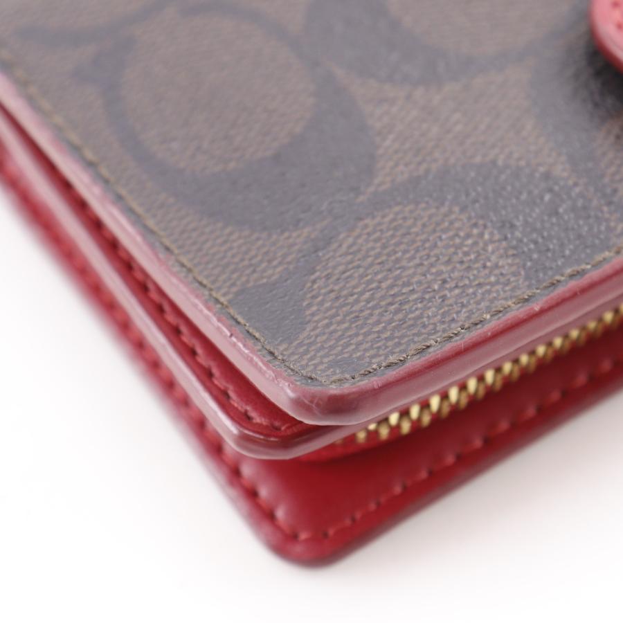 COACH（コーチ） シグネチャー F23553 二つ折り財布 PVCコーティング