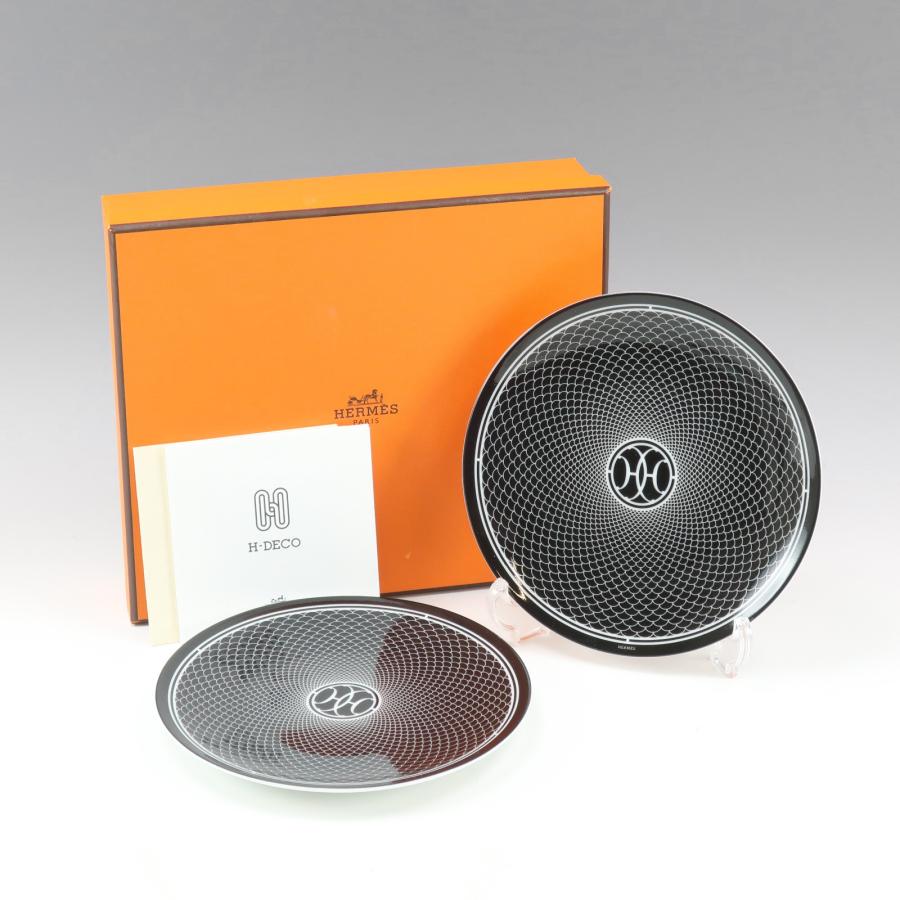HERMES（エルメス） アッシュデコ Hデコ 食器 14cm プレート 2枚 