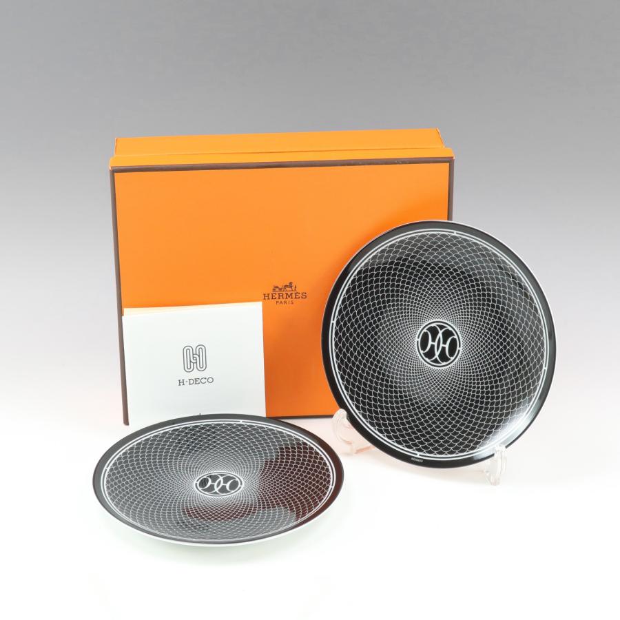 HERMES（エルメス） アッシュデコ Hデコ 食器 14cm プレート 2枚 