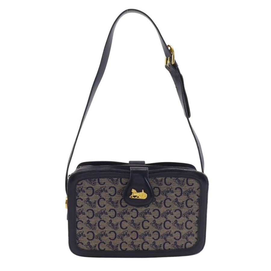 ブランド別 希少 CELINE セリーヌ Cサルキー ショルダーバッグ