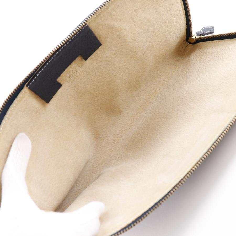 Cisei シセイ ドキュメントケース 0934 クラッチバッグ カーフ 紺