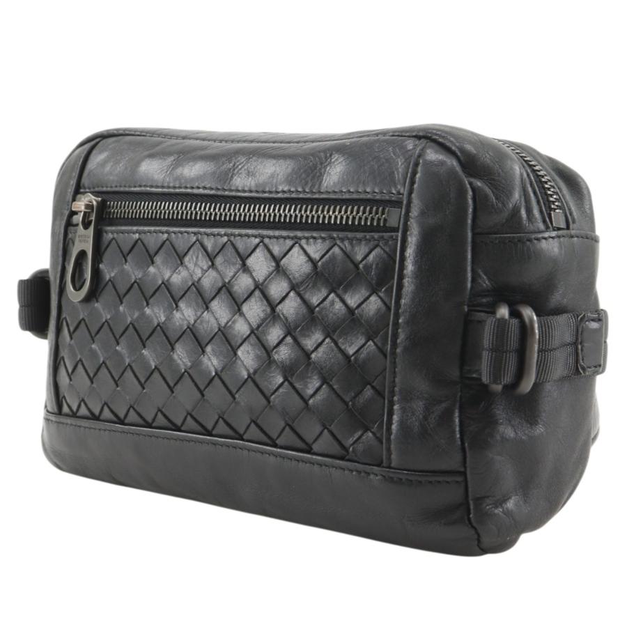 極美品 ボッテガヴェネタ イントレチャート ウエストバッグ ボディバッグ BOTTEGAVENETA ボッテガヴェネタ イントレチャート ベルトバック
