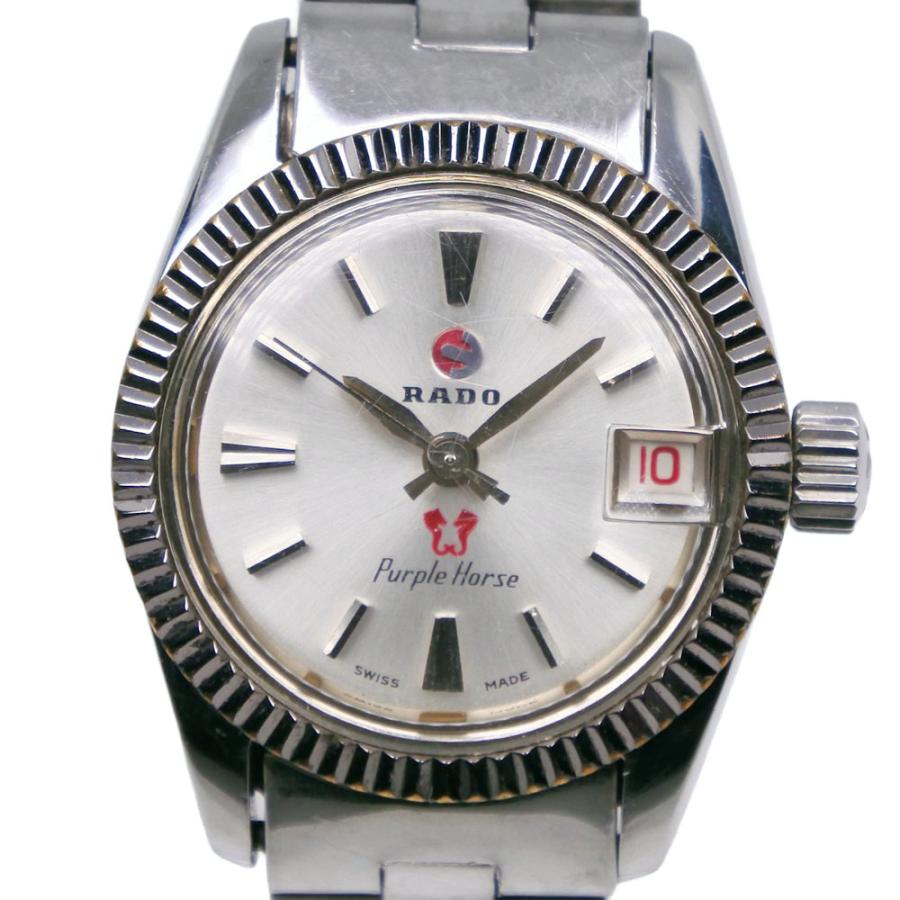 【RADO】ラドー パープルホース 558.3006.4 ステンレススチール シルバー 自動巻き アナログ表示 レディース シルバー文字盤 腕時計 RADO（ラドー） パープルホース 558.3006.4 腕時計 SS シルバー 自動