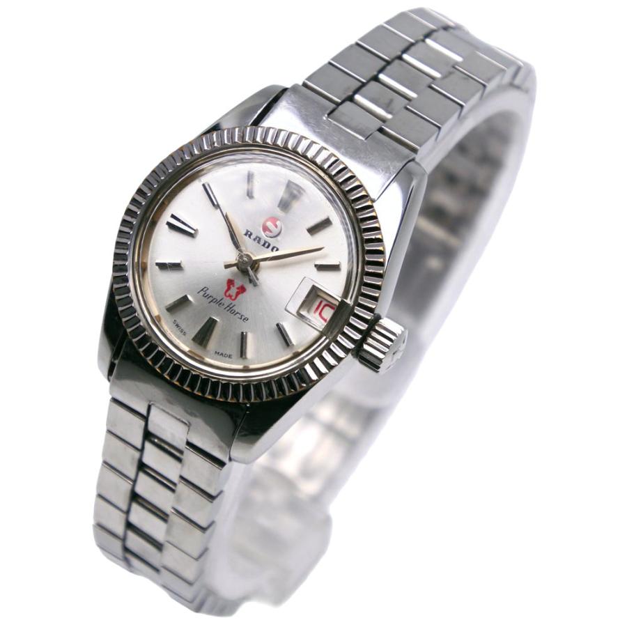 【RADO】ラドー パープルホース 558.3006.4 ステンレススチール シルバー 自動巻き アナログ表示 レディース シルバー文字盤 腕時計 RADO（ラドー） パープルホース 558.3006.4 腕時計 SS シルバー 自動