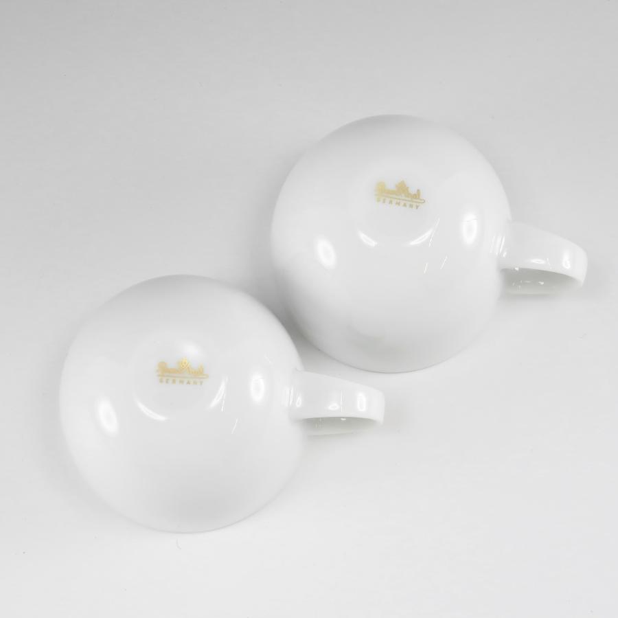 ローゼンタール Rosenthal 魔笛ブラック 食器 デミタスカップ＆ソーサー×2【H141525914】中古の画像
