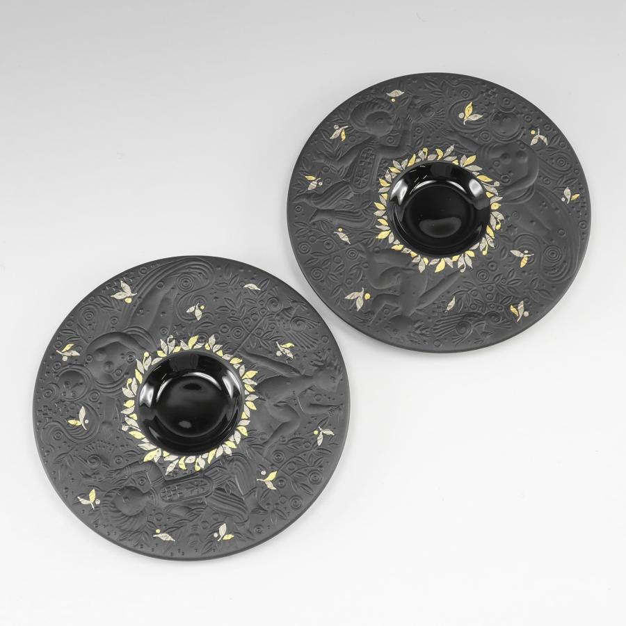 ローゼンタール Rosenthal 魔笛ブラック 食器 デミタスカップ＆ソーサー×2【H141525914】中古の画像