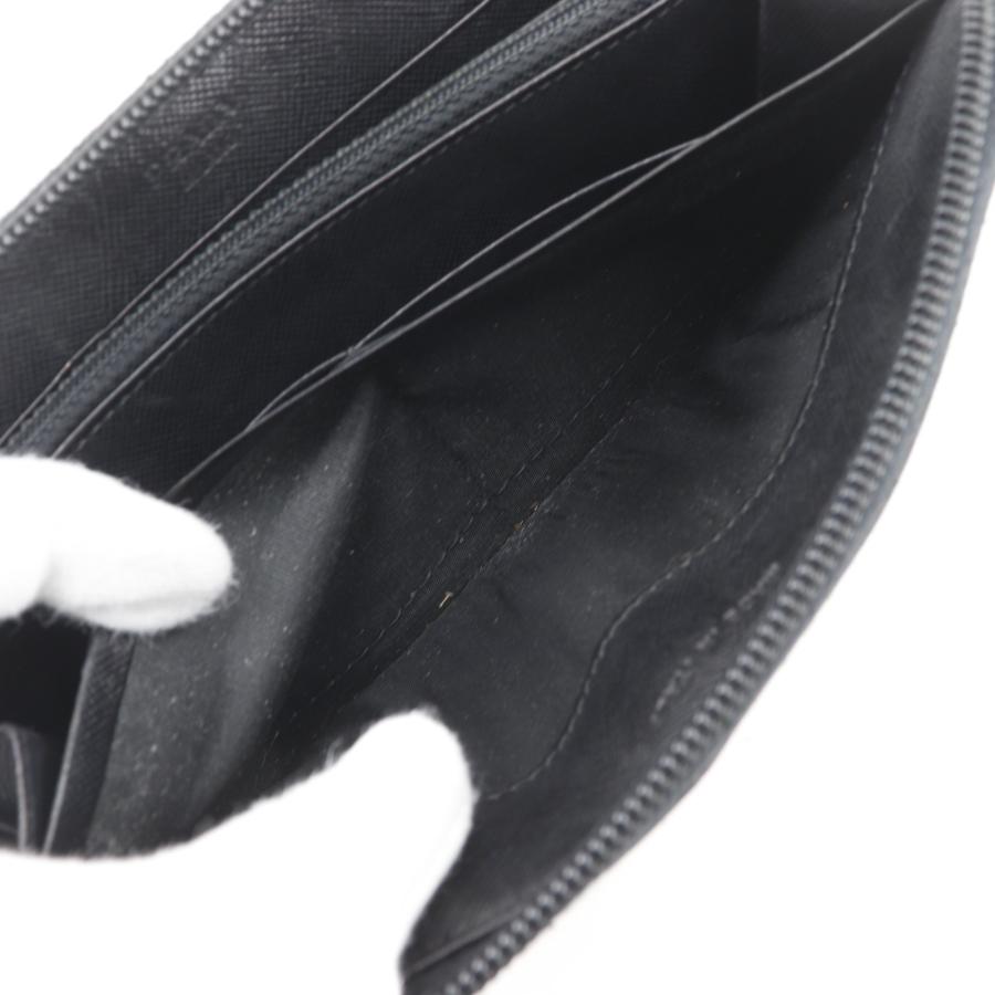 PRADA（プラダ） ラウンドファスナー M506 長財布 ナイロン NERO ユニ