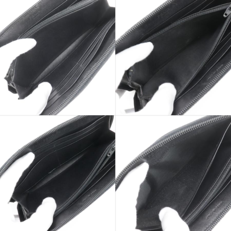 PRADA（プラダ） ラウンドファスナー M506 長財布 ナイロン NERO ユニ