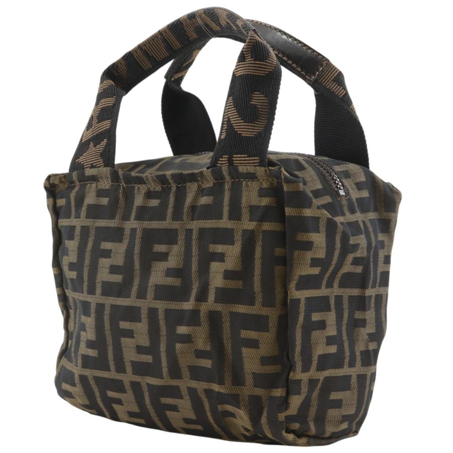 FENDI（フェンディ） ズッカ ミニバッグ ハンドバッグ ナイロン