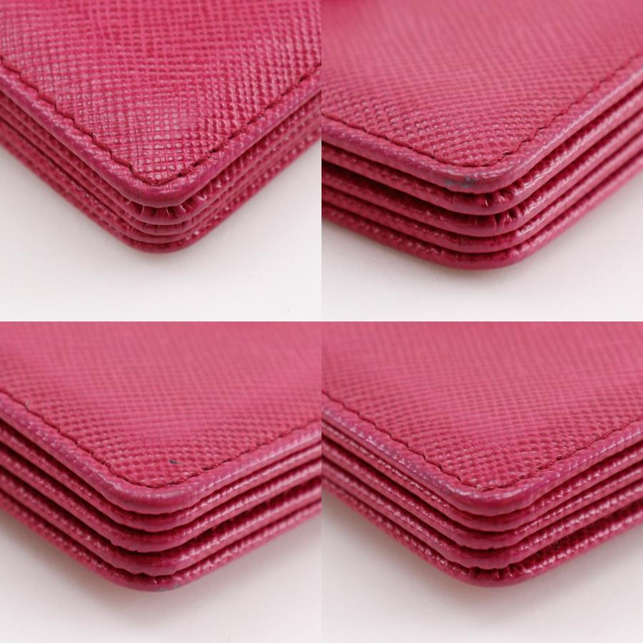 PRADA（プラダ） カードケース サフィアーノ ピンク レディース