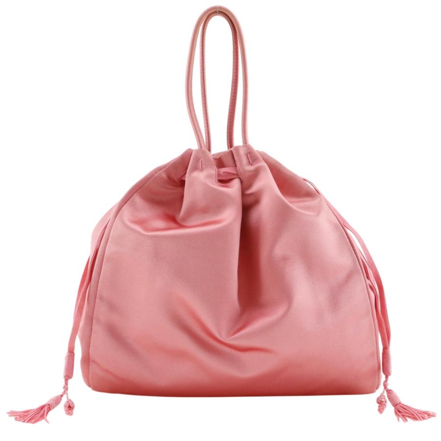 PRADA（プラダ） 巾着 ハンドバッグ サテン ピンク レディース 