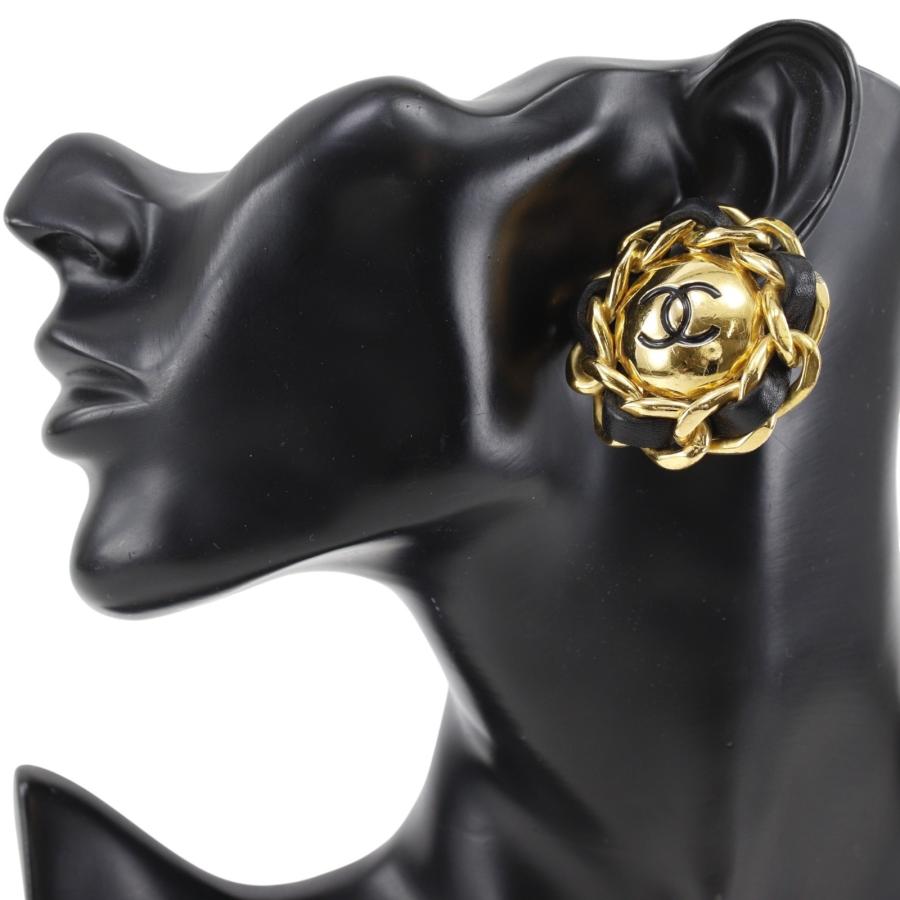 CHANEL（シャネル） ココマーク ヴィンテージ 93A イヤリング 金メッキ 