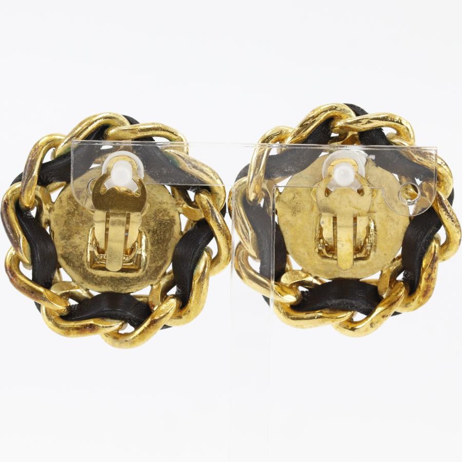 CHANEL（シャネル） ココマーク ヴィンテージ 93A イヤリング 金メッキ 
