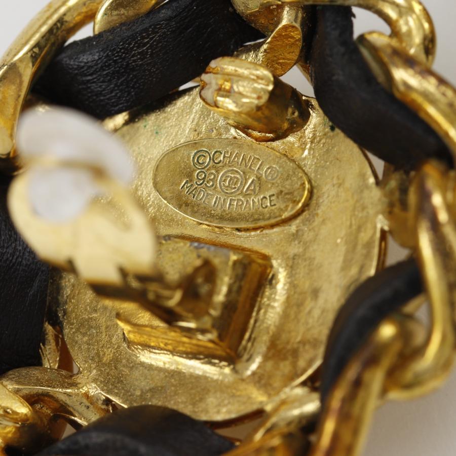 CHANEL（シャネル） ココマーク ヴィンテージ 93A イヤリング 金メッキ 