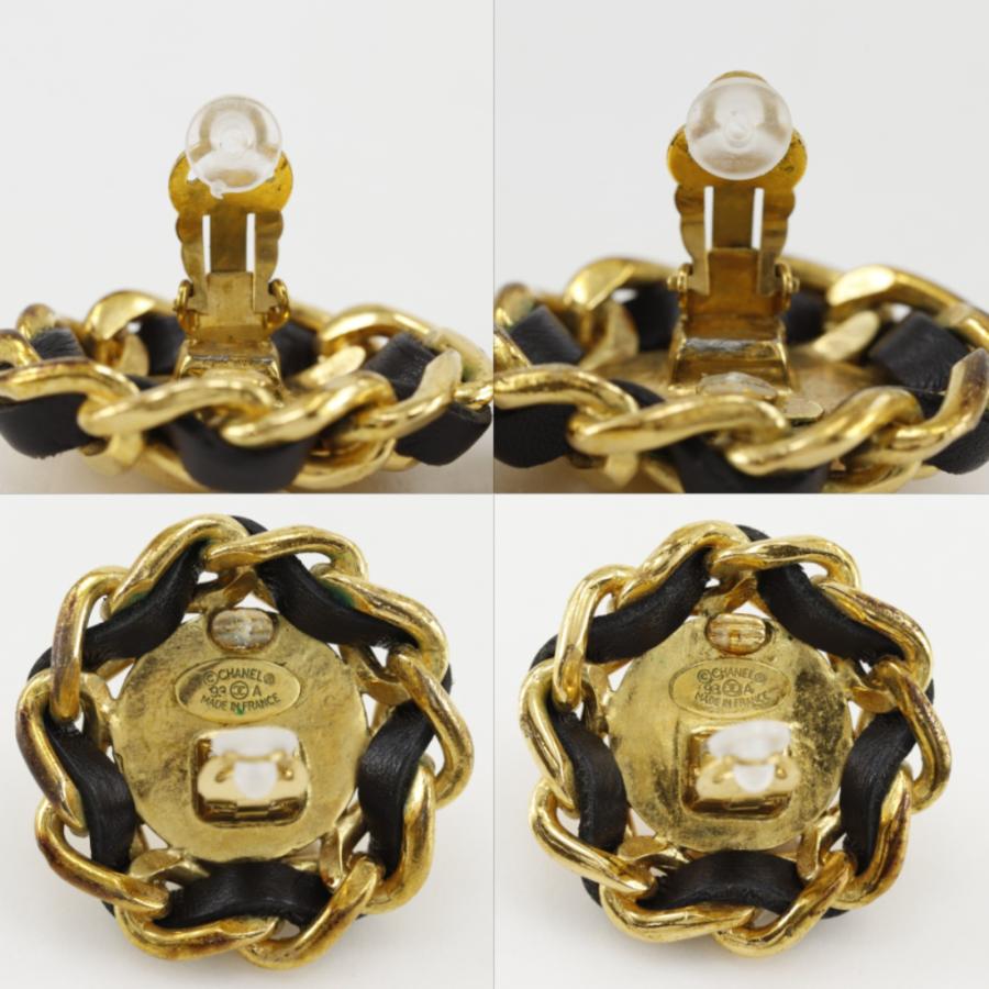 CHANEL（シャネル） ココマーク ヴィンテージ 93A イヤリング 金メッキ 