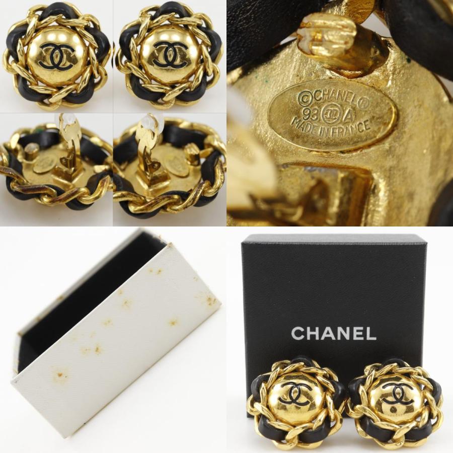 CHANEL（シャネル） ココマーク ヴィンテージ 93A イヤリング 金メッキ 