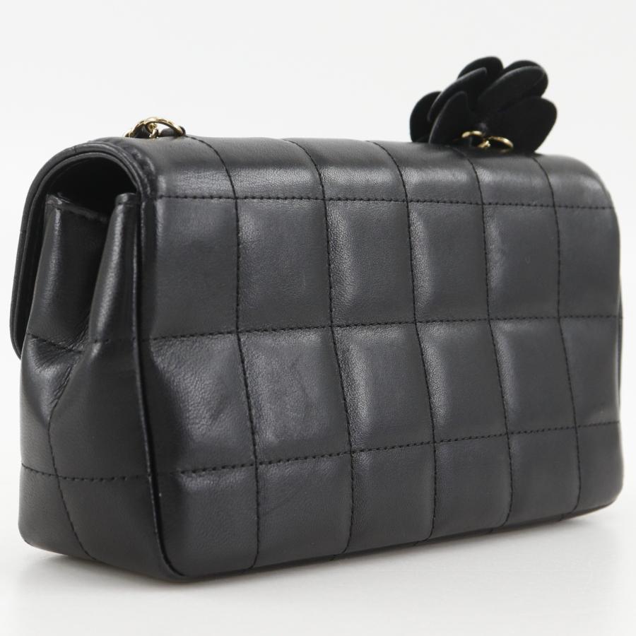 CHANEL カメリア チェーンショルダーバッグ CHANEL（シャネル） チョコバー カメリア チェーンショルダー