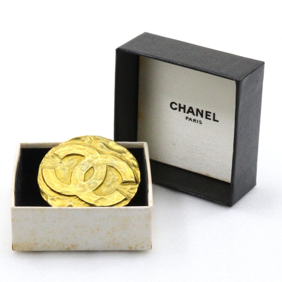 CHANEL（シャネル） ココマーク ヴィンテージ 95P ブローチ 金メッキ