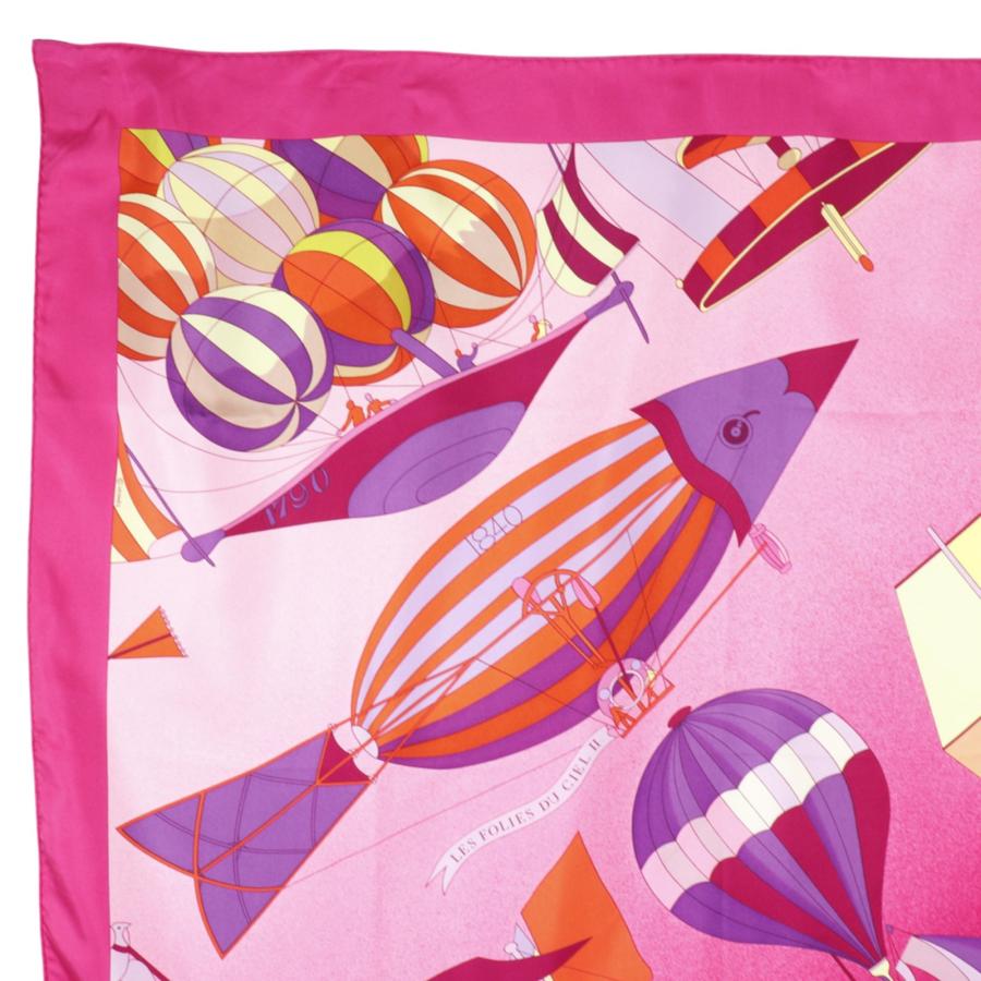 HERMES（エルメス） カレ90 LES FOLIES DU CIEL 大空の狂気 スカーフ