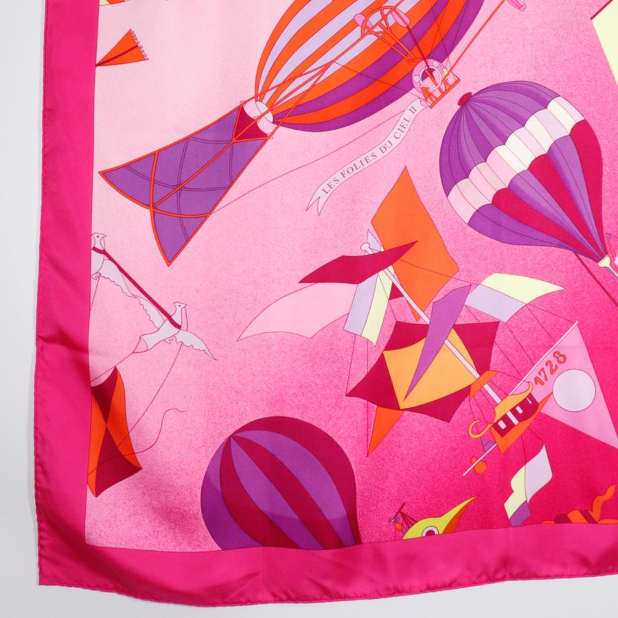 HERMES（エルメス） カレ90 LES FOLIES DU CIEL 大空の狂気 スカーフ