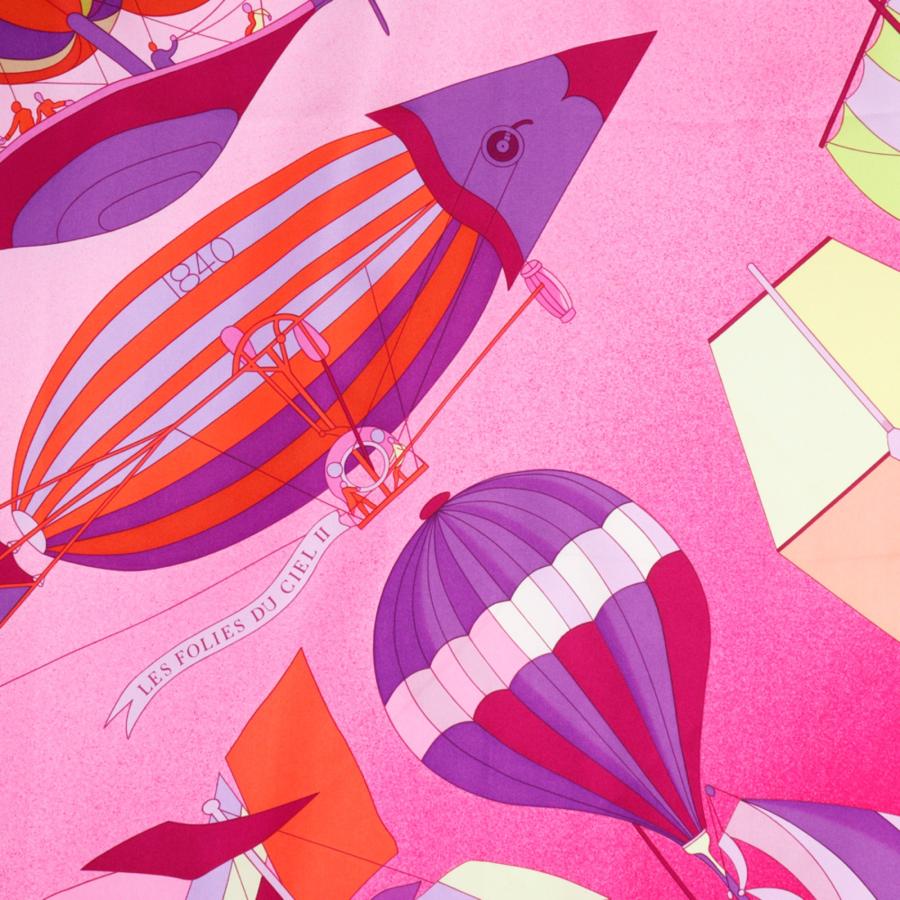 HERMES（エルメス） カレ90 LES FOLIES DU CIEL 大空の狂気 スカーフ