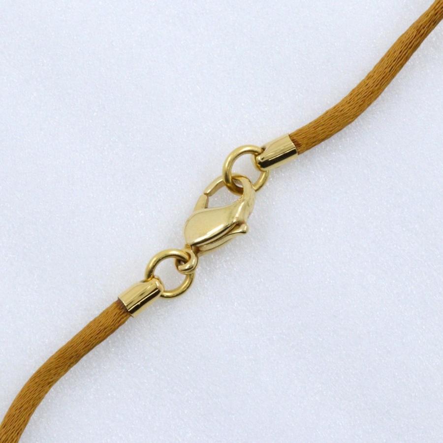HERMES（エルメス） セリエ ネックレス 金メッキ×レザー 約10.7g ユニ