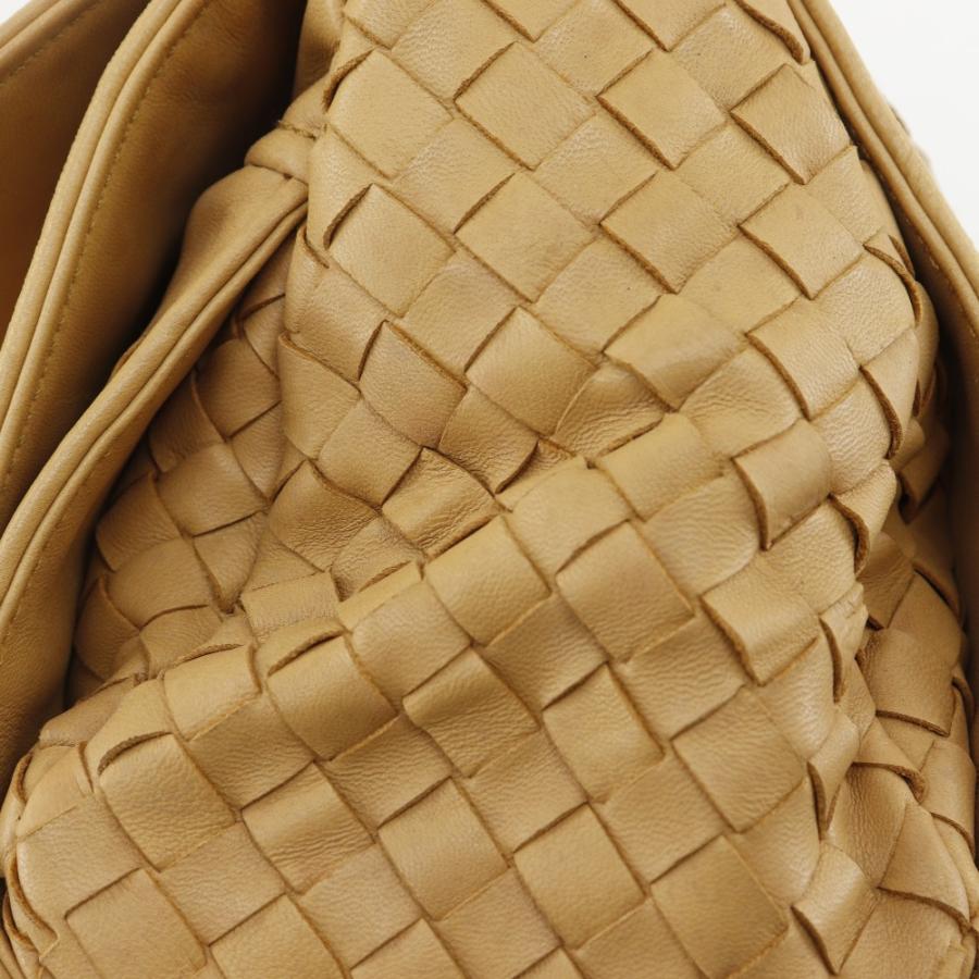 【BOTTEGAVENETA】ボッテガヴェネタ イントレチャート 145555 V0016 カーフ ベージュ レディース ショルダーバッグ BOTTEGAVENETA ボッテガヴェネタ イントレチャート 145555 V0016