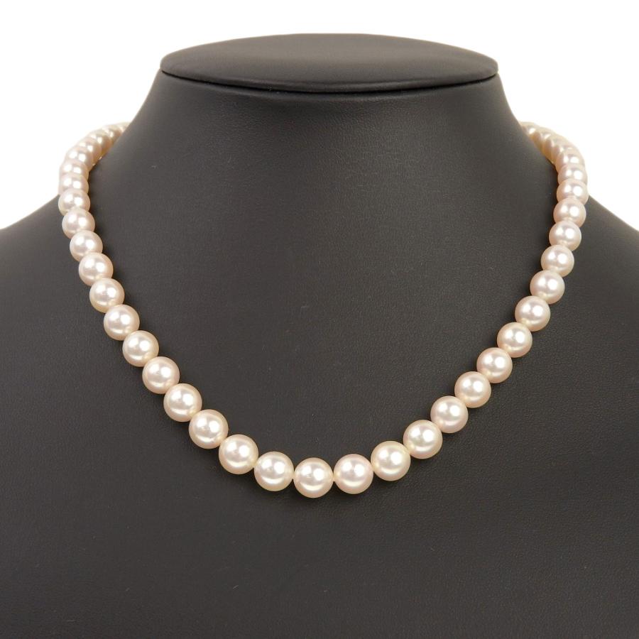 タサキ アコヤ真珠 パール ネックレス 7.0-7.5mm SILVER TASAKI（タサキ） タサキ【田崎真珠】パールネックレス7.0-7.5mm